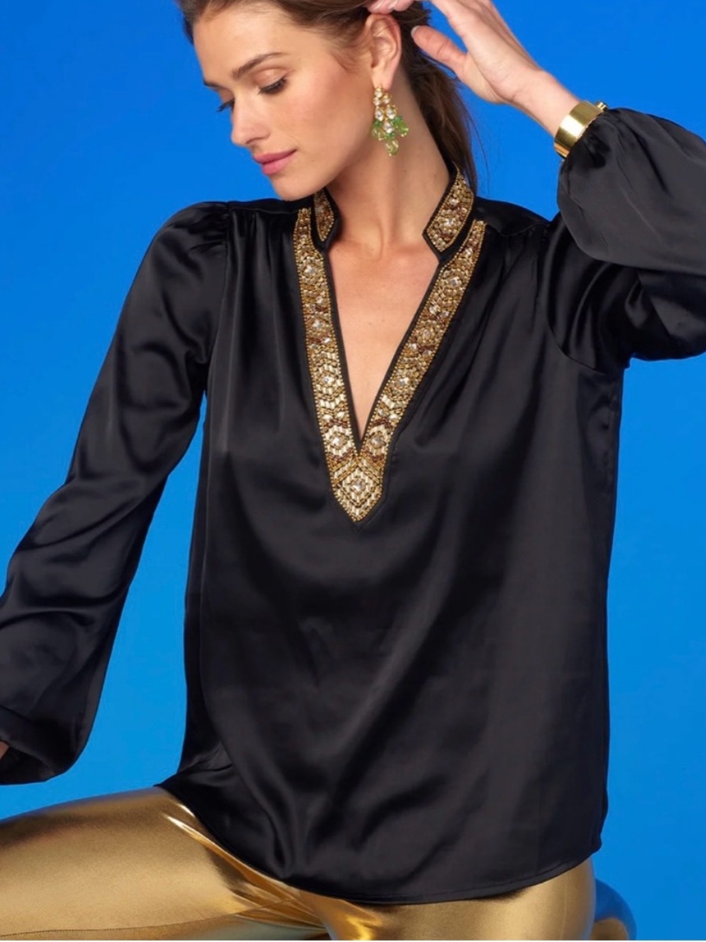 Nicoblu‎ Anastasia Blouse